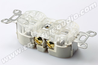 Furutech FPX Rhodium Duplex Receptacle