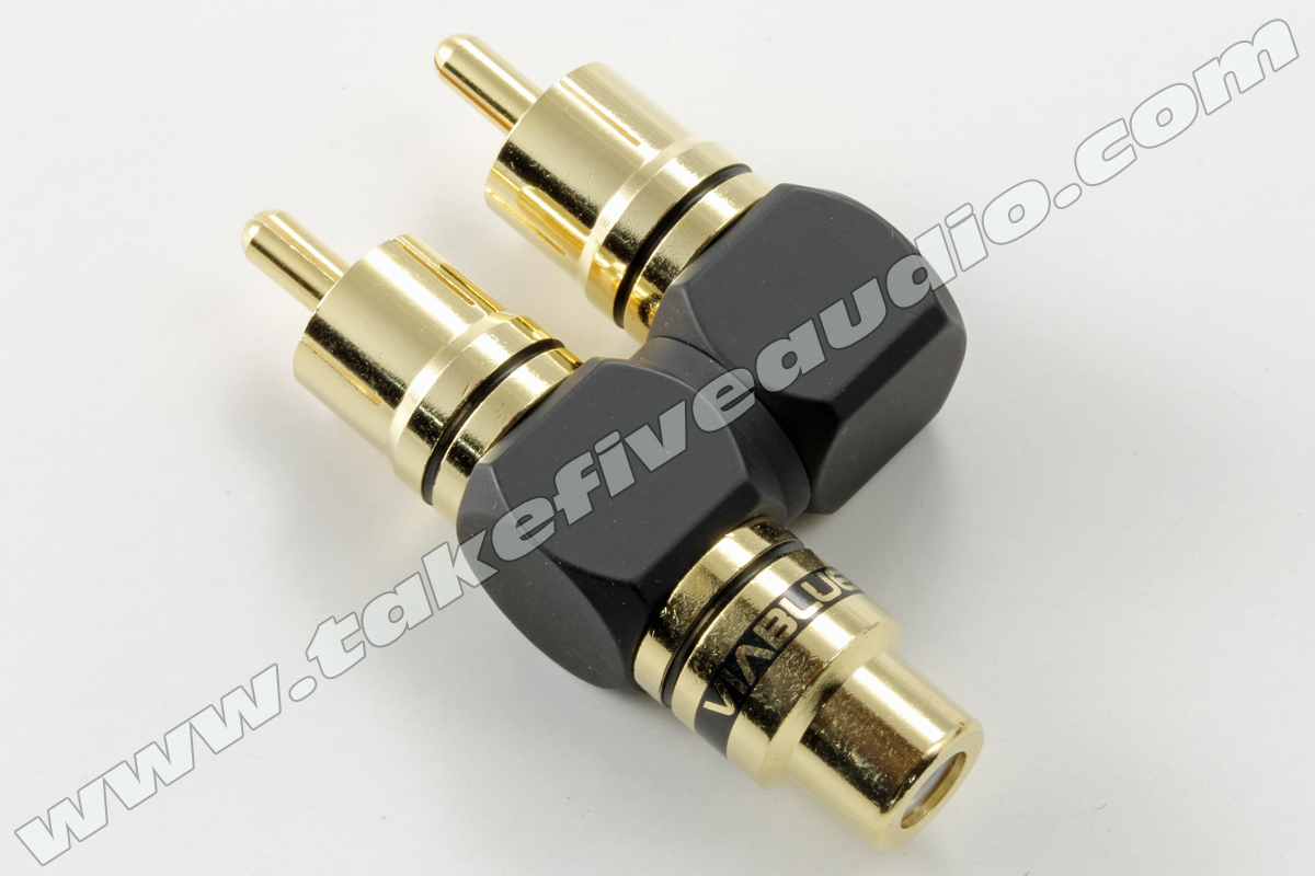 ViaBlue XS Subwoofer Y Adapter Deep Cryo Treated RCA Signal Adapters