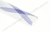 Polyethylene Expandable Cable Sleeve 3/4 Clear/Purple
