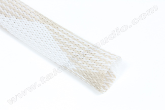 Polyethylene Expandable Cable Sleeve 3/4 White/Tan