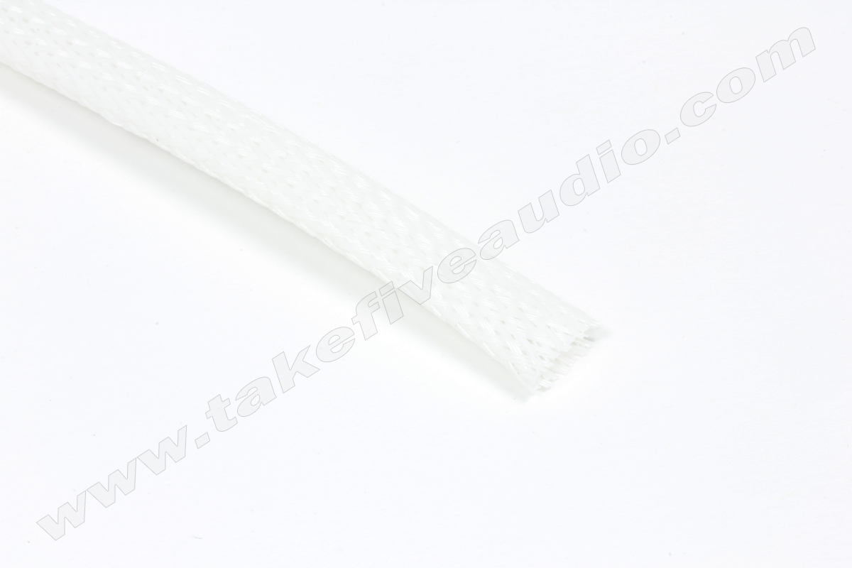 Polyethylene Expandable Cable Sleeve 3/8 White Polyethylene (PET