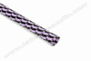 Polyethylene Expandable Cable Sleeve 1/2 Black/Purple
