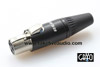 Neutrik REAN RT3FC-B Tiny XLR Connector Cryo Treated