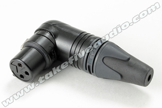 Neutrik NC3FRXB Female Right Angle XLR Cryo Treated